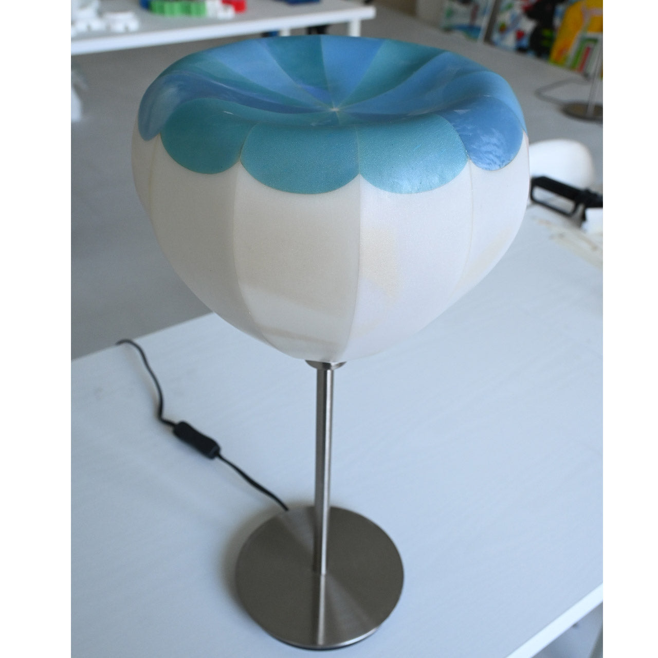 Lampshade Botanical Series "KAJITSU" White-Blue