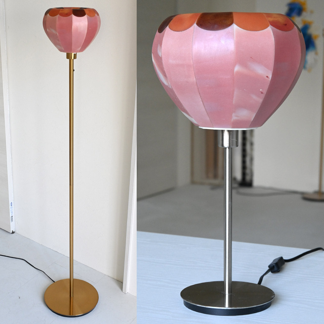 Lampshade Botanical Series "KAJITSU" Pink-Orange