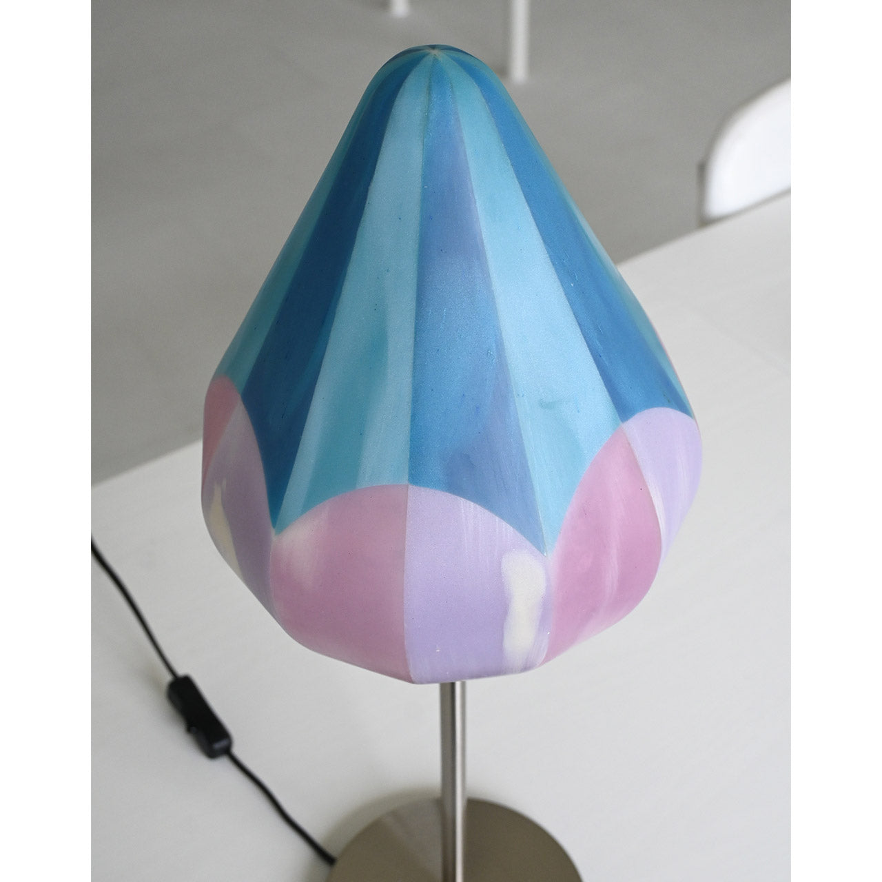 Lampshade Botanical Series "Tsubomi" Purple-Navy