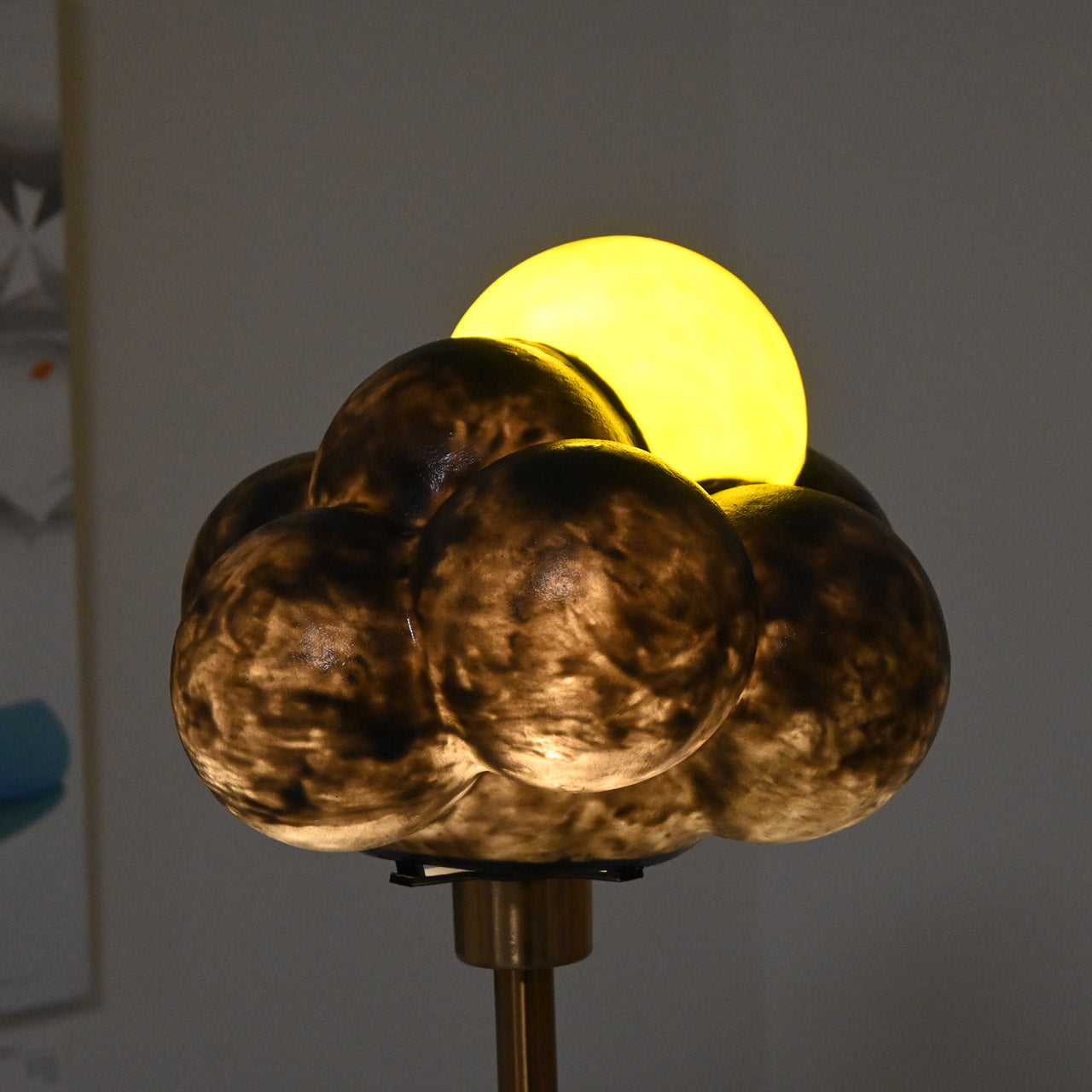 "It'd be nice if it was sunny" series lampshade Night (Moon)