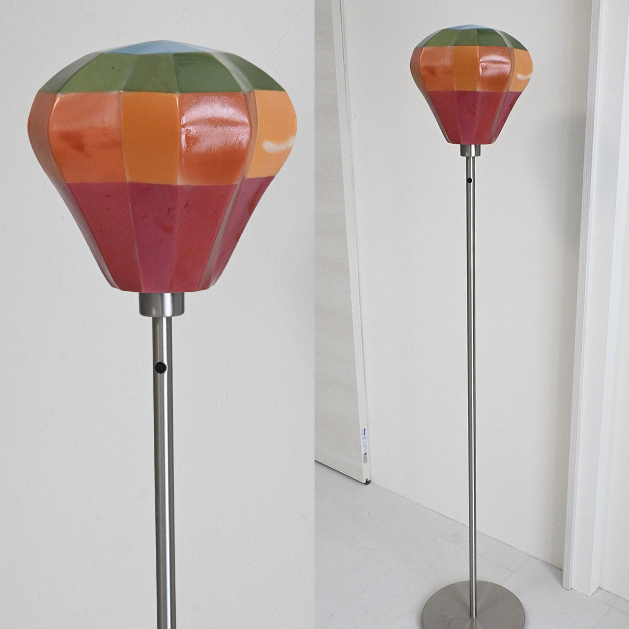 [Limited to one item] Color block flower lamp shade