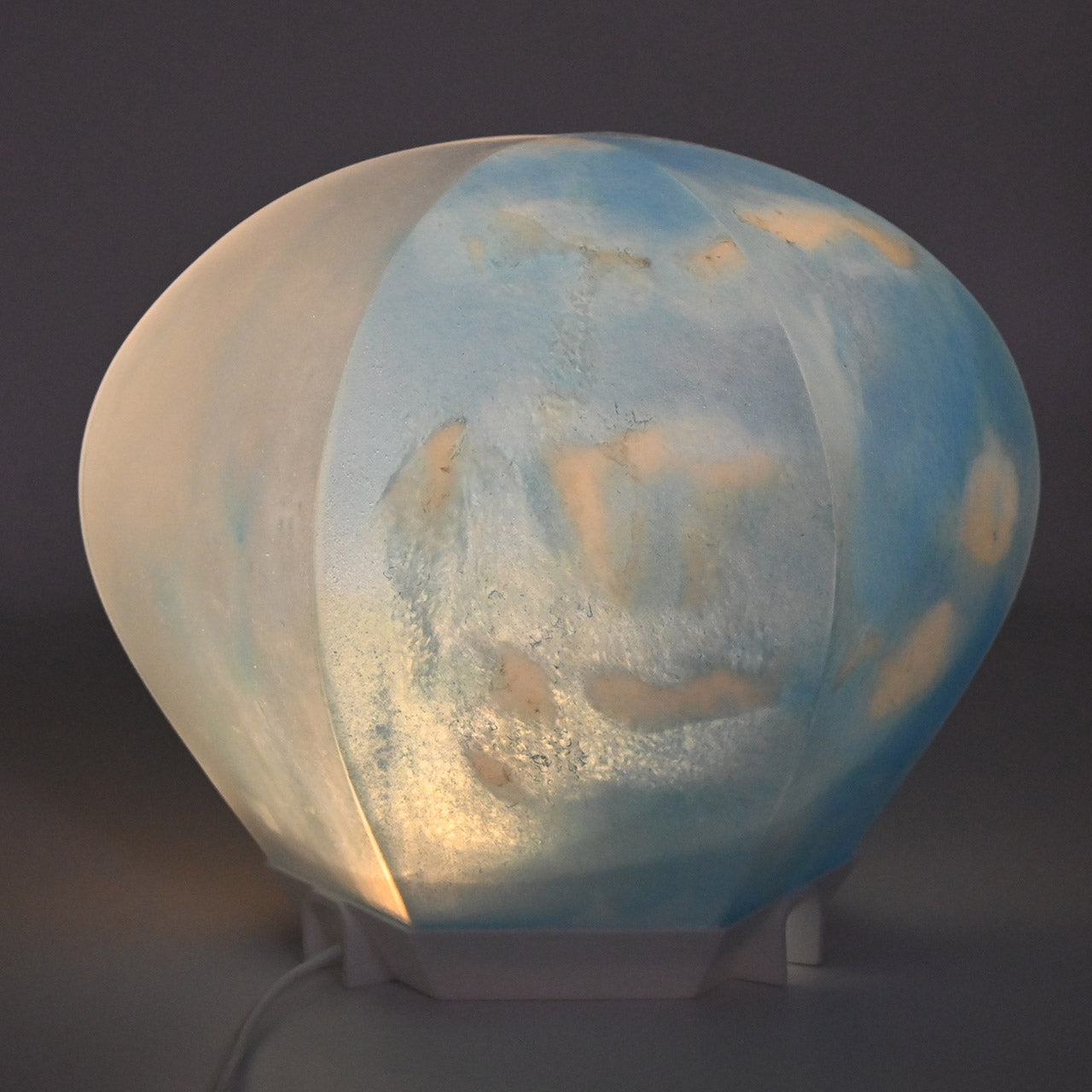 [Limited to one item] Balloon House (Blue) Lampshade, Standing Type