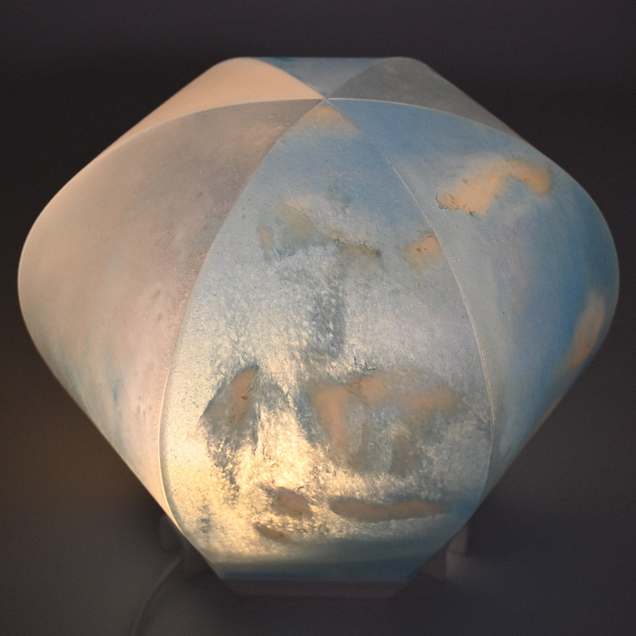 [Limited to one item] Balloon House (Blue) Lampshade, Standing Type