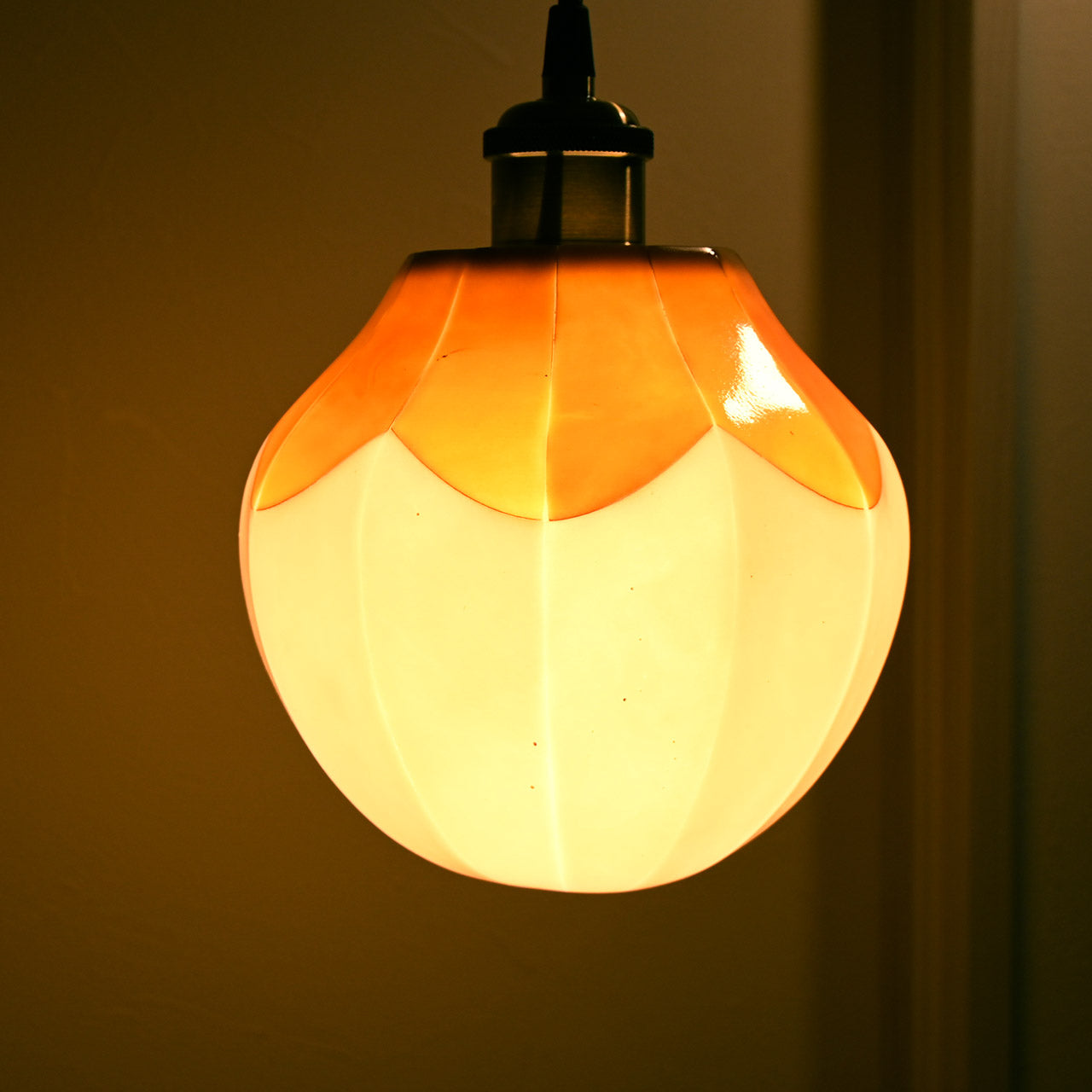 [Limited to one item] Yellow Flower Pendant Light Lamp Shade Small