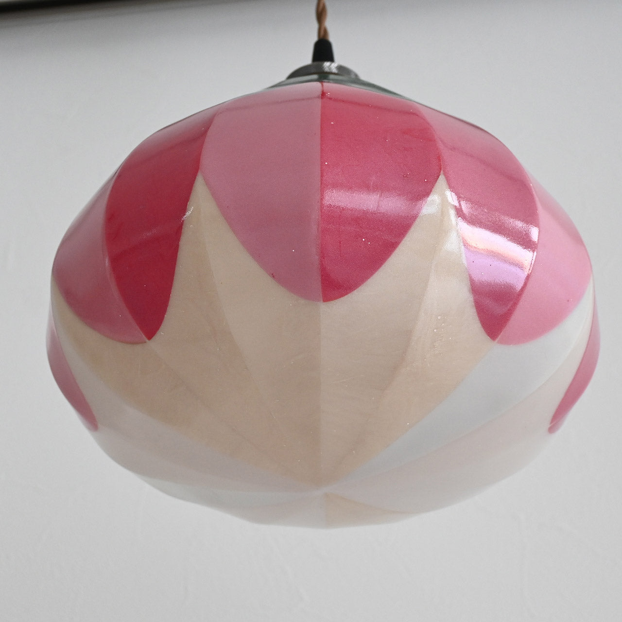 [Limited to one item] Large red flower pendant lamp shade