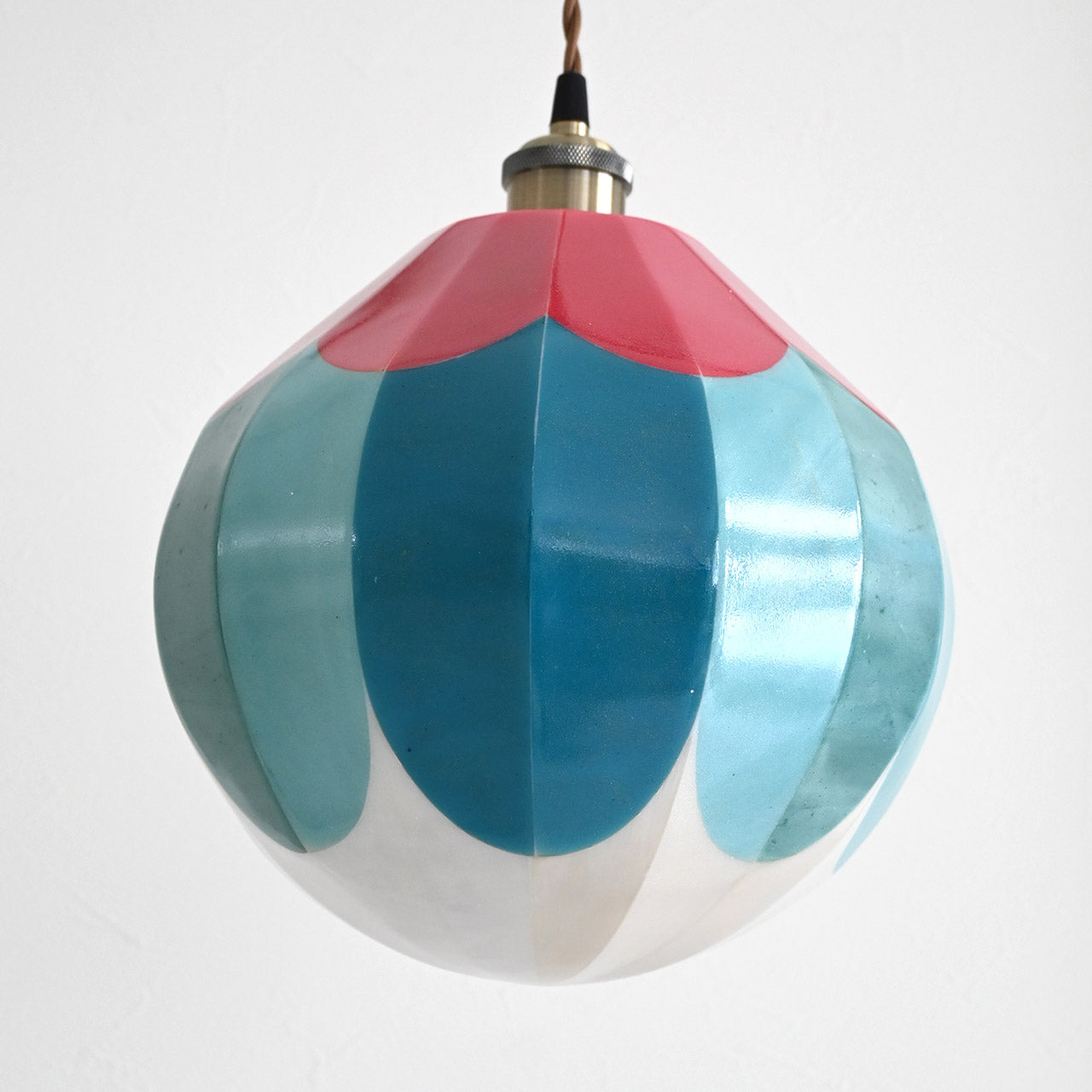 [Limited to one item] Large round flower pendant lamp shade