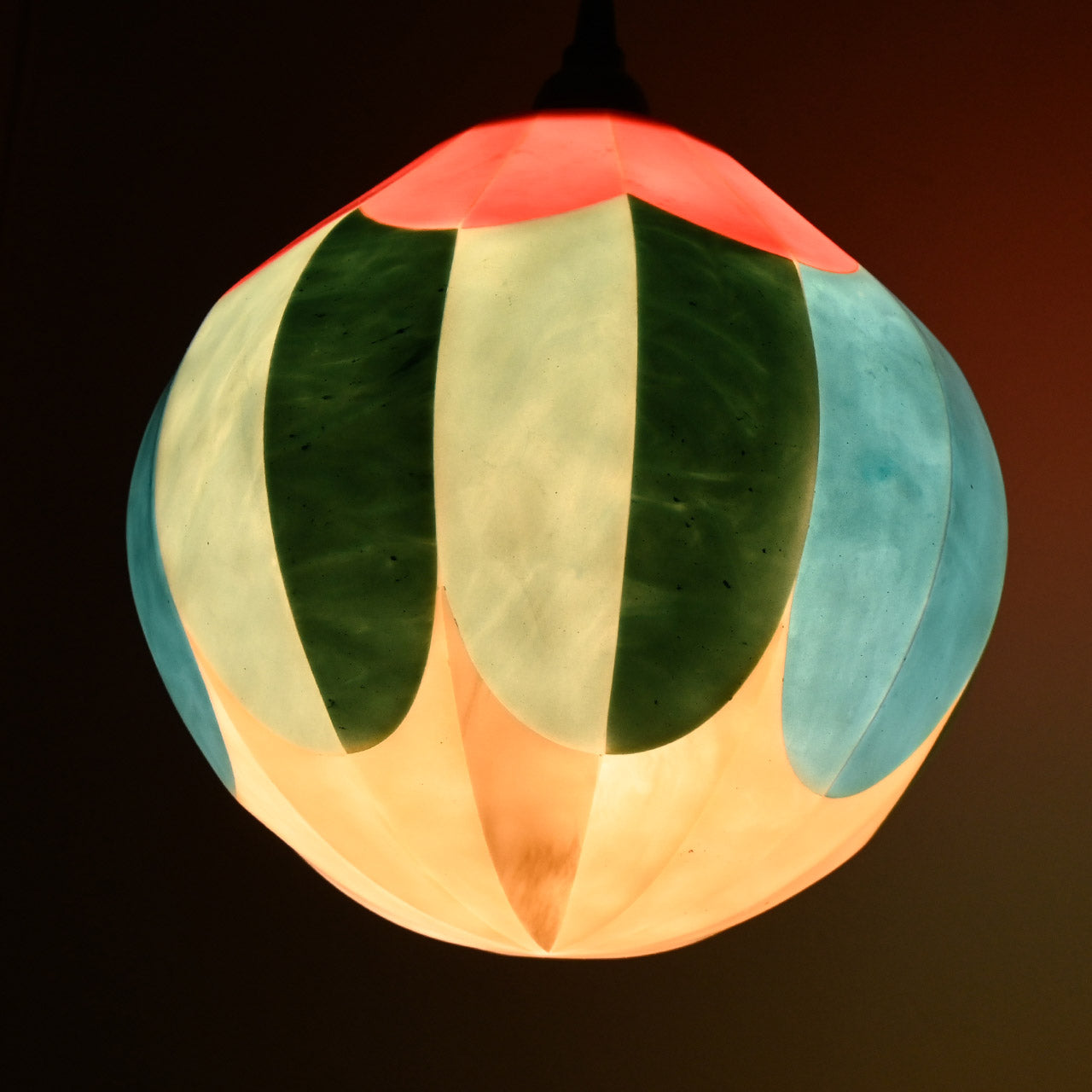 [Limited to one item] Large round flower pendant lamp shade