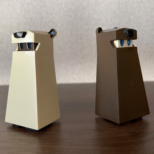 オリジナルロドニー　ホッキョクグマ型・エゾヒグマ型　２体セット