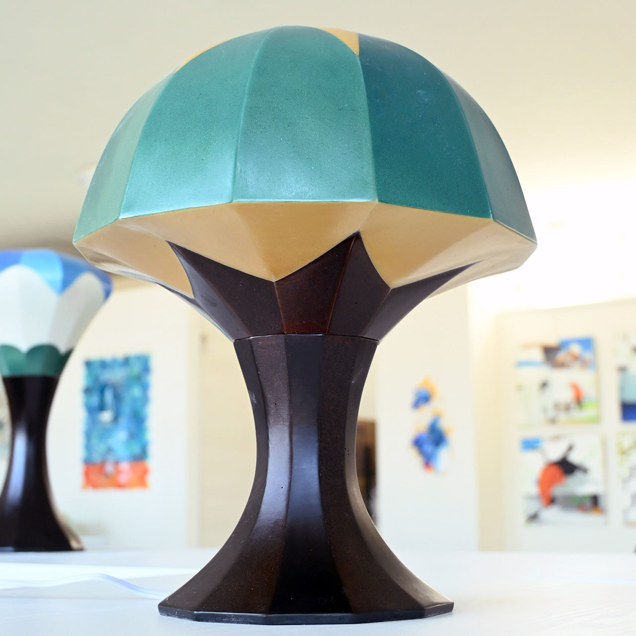 [General diffusion type] Table lamp Green tree