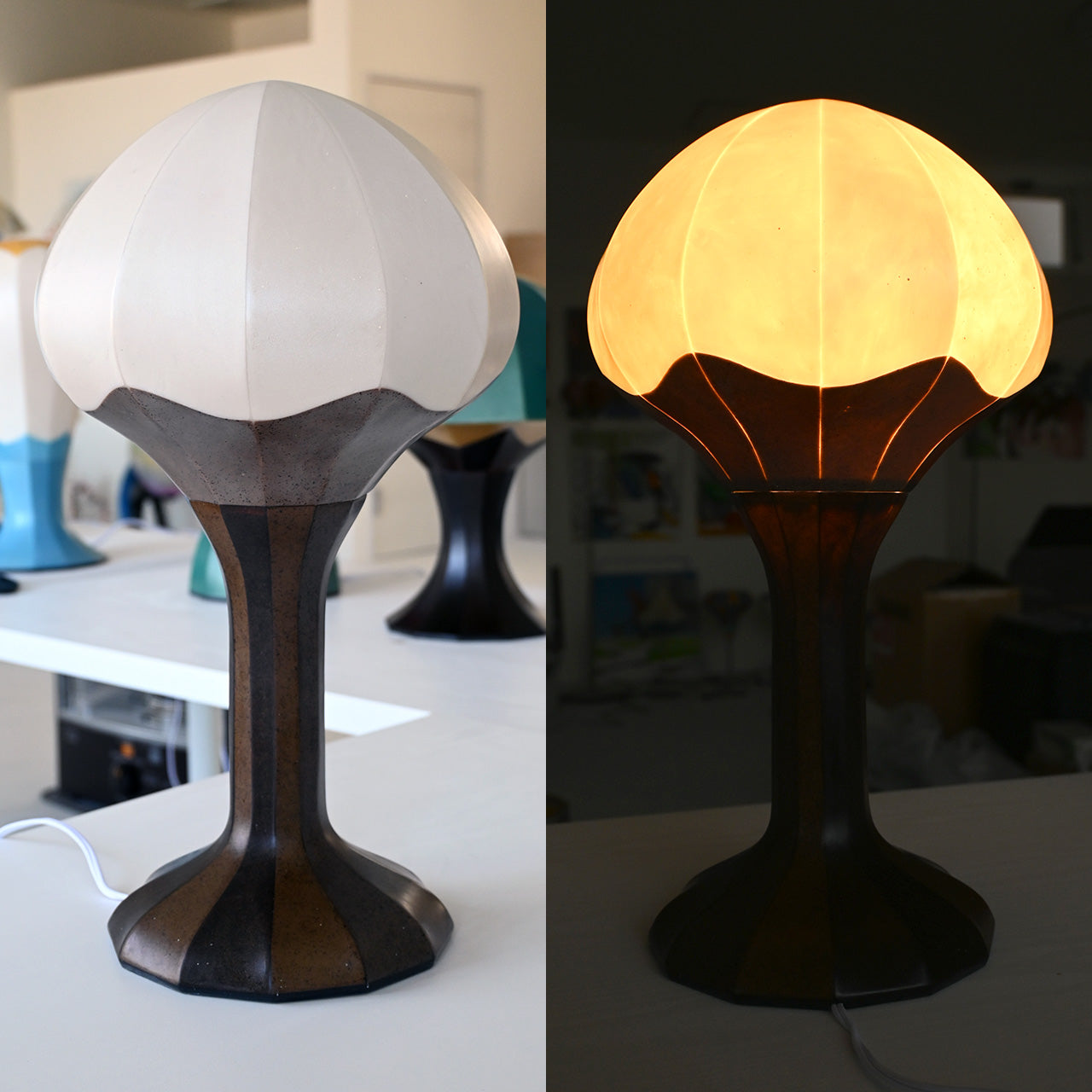 [General diffusion type] Table lamp Kinoko (mushroom)