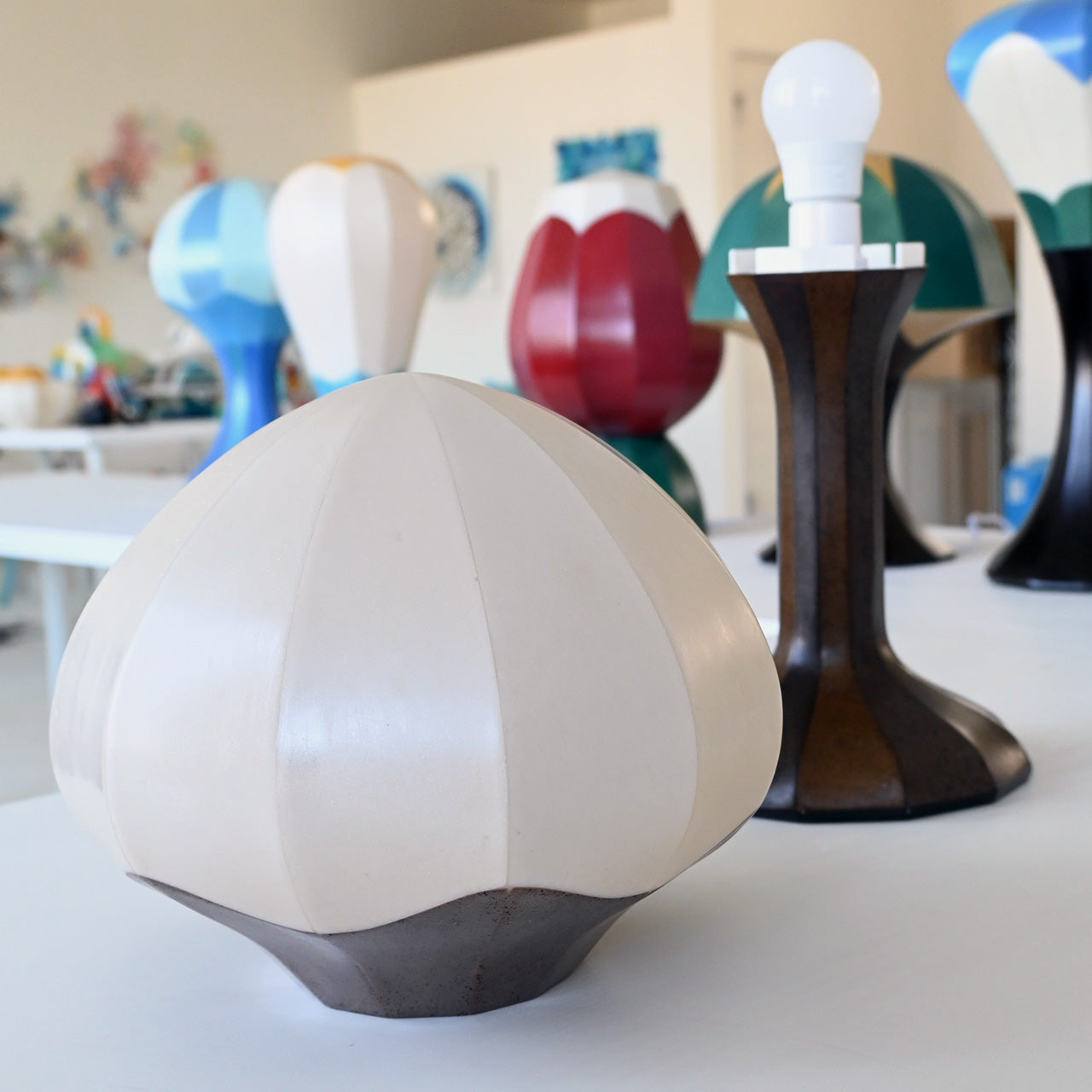 [General diffusion type] Table lamp Kinoko (mushroom)