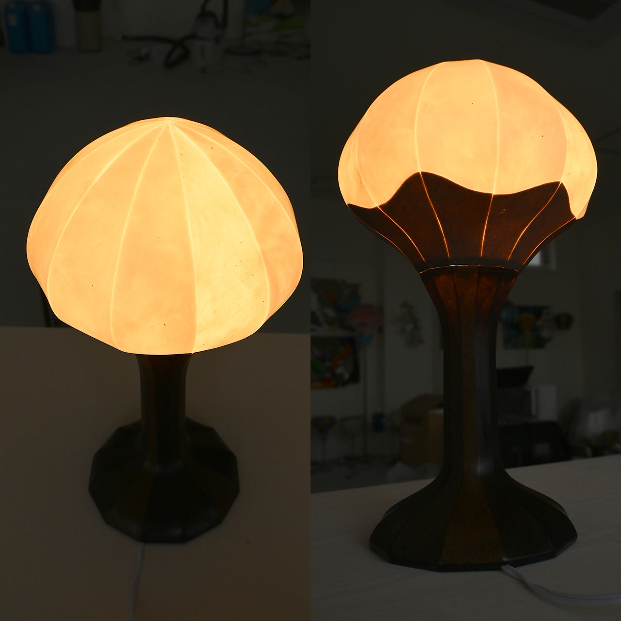 [General diffusion type] Table lamp Kinoko (mushroom)