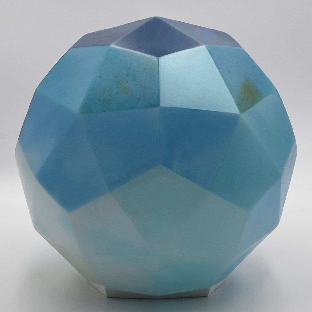 [One of a kind] Blue polyhedron lamp shade