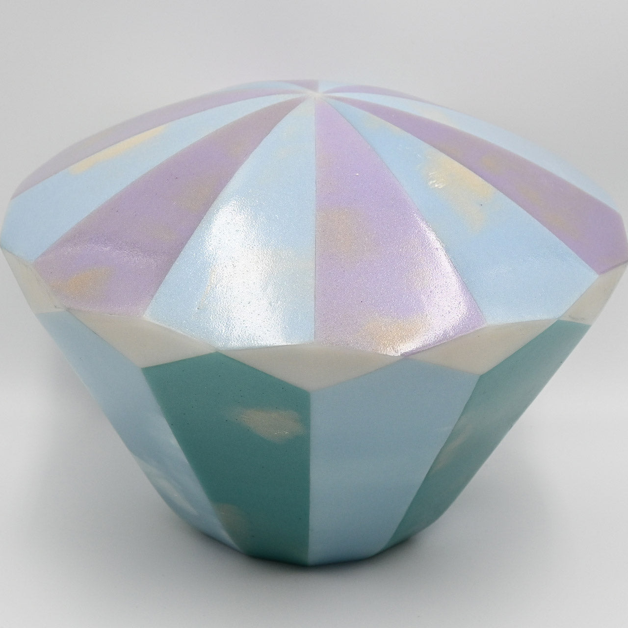 [One of a kind] Circus tent diamond cut lamp shade