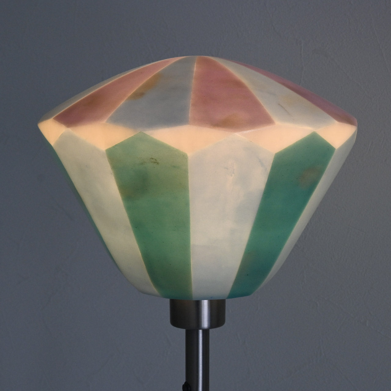 [One of a kind] Circus tent diamond cut lamp shade