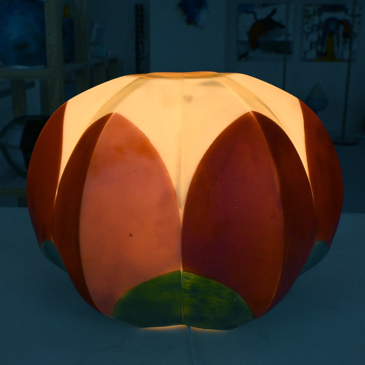 [Only one available] "Japanese Flower Series" TSUBAKI-01 Lampshade