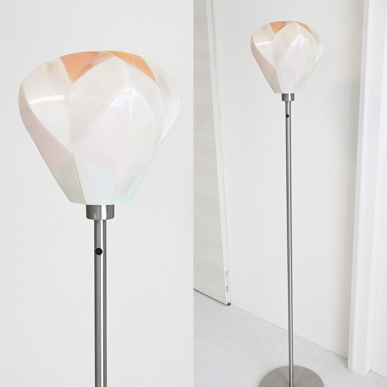 [Limited to one item] White Flower Yellow Top Lamp Shade